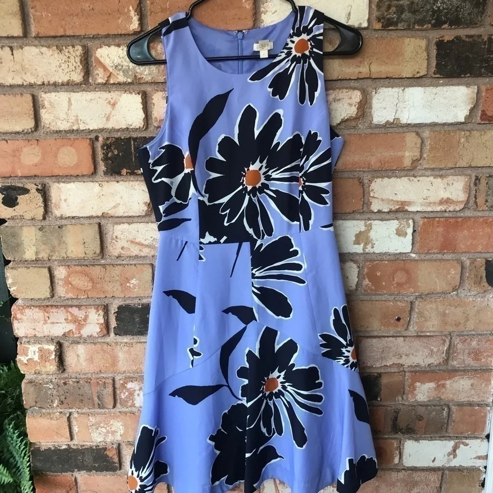 J. Crew  Floral sleeveless dress fit & flare_6